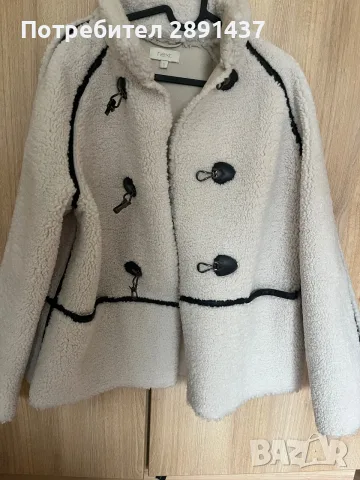 Палто next S,слонова кост ,off white, снимка 3 - Палта, манта - 55874783