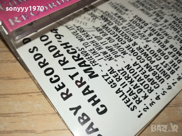 DANCE CHART 03,94-TAPE 1306251701, снимка 11 - Аудио касети - 50656760