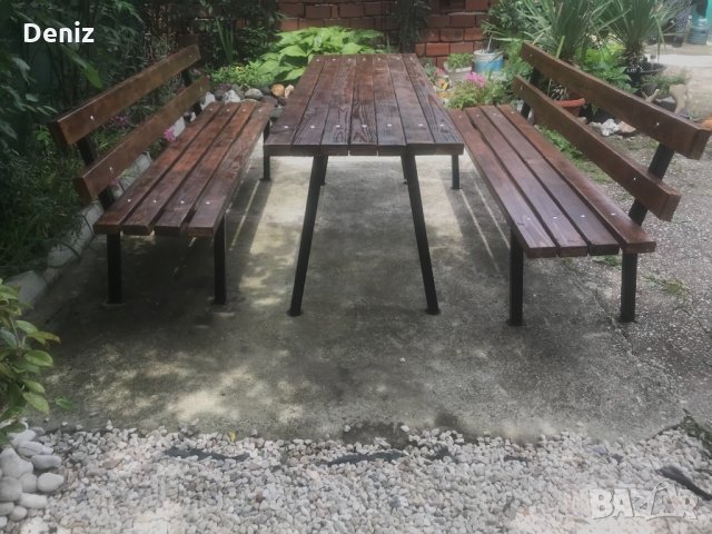 Градински комплект, снимка 5 - Градински мебели, декорация  - 34453403