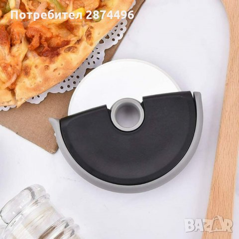 2994 Нож за пица - Диск с удобна дръжка и предпазител, снимка 5 - Прибори за хранене, готвене и сервиране - 35356770