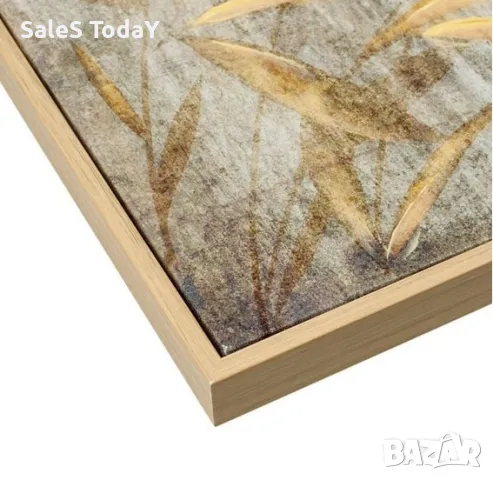 Картина с бои, Буда, 57x57x2,5 см, снимка 3 - Картини - 49217115