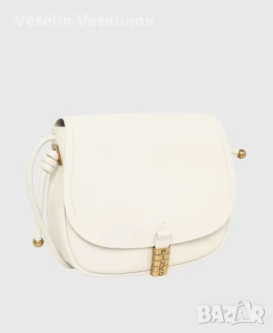 Дамска чанта Pinko Leather cross body bag Saddle