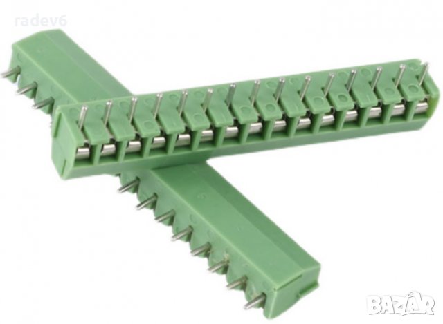 Клема KF350-3.5MM с 15 пина, KF350-3.5-15P, стъпка 3.5MM