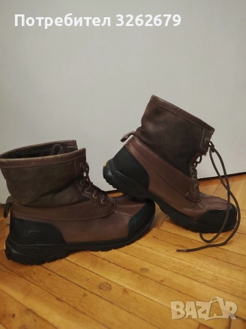 UGG hilgard leather waterproof мъжки оригинални размер 45, снимка 4 - Мъжки ботуши - 52737607