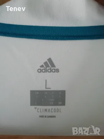 Real Madrid Cristiano Ronaldo Adidas 2017/2018 оригинална тениска фланелка Реал Мадрид Роналдо L, снимка 6 - Тениски - 49451263