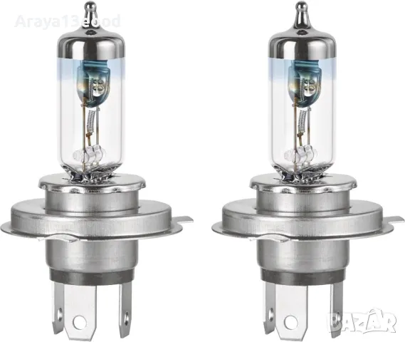 Комплект 2 броя халогенни крушки Formula 1 H4 CL 470 - 12V, 60/55W, P43t - +130% повече светлина