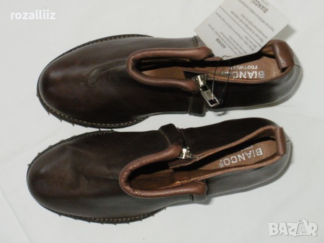 BIANCO дамски нови естествена кожа 39, снимка 11 - Дамски боти - 38303977