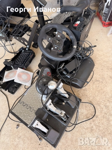 Пълен Racing + Flight Simulator комплект Playseat + Logitech G920 + Shifter + Flight Panels, снимка 3 - Аксесоари - 55932876