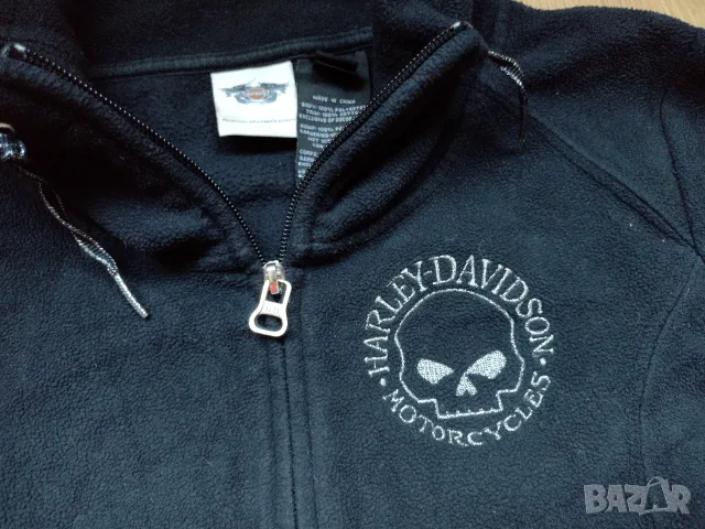 Harley Davidson - дамски полар, снимка 4 - Суичъри - 56246311