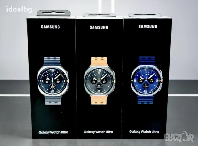 НОВ! Смарт Часовник Samsung Galaxy Watch Ultra 2025 LTE 47mm Blue / Gray / White / Silver, снимка 2 - Смарт гривни - 55922402