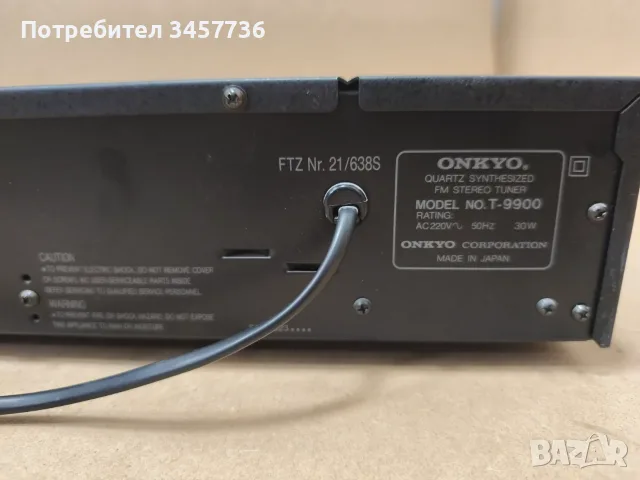 Топ Модел Тунер Onkyo Integra T-9090 Made in Japan , снимка 14 - Ресийвъри, усилватели, смесителни пултове - 56295453