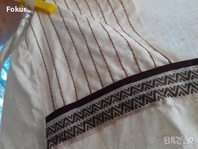 Прекрасна дълга риза летен сукман от носия, снимка 4 - Антикварни и старинни предмети - 53332884