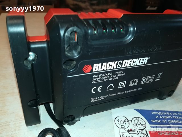 BLACK DECKER LITHIUM BATTERY CHARGER-ВНОС FRANCE 2210231723, снимка 18 - Винтоверти - 42675244