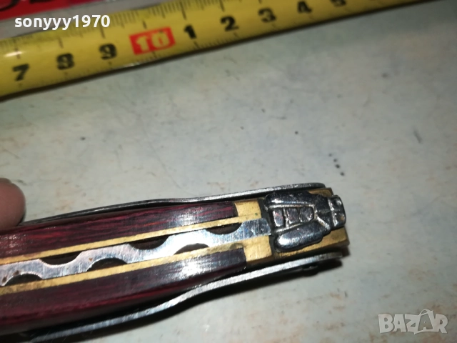 LAGUIOLE-РЕТРО НОЖКА-ВНОС FRANCE 0710251924, снимка 4 - Антикварни и старинни предмети - 51978935