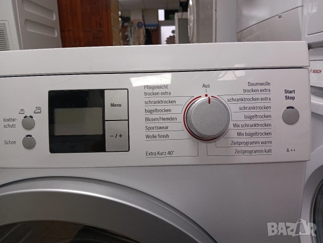 Сушилня с термопомпа Бош Bosch Eco Logixx7s A++ 7кг 2 години гаранция!, снимка 6 - Сушилни - 53278500