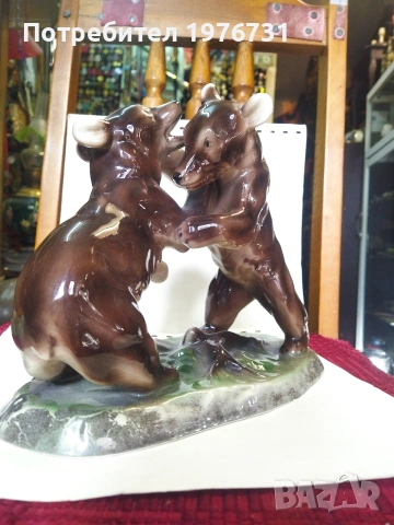 Австрийска статуетка керамика , снимка 4 - Статуетки - 54240288