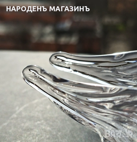 Edinburgh CRYSTAL - Великобритания - Кристален лебед за бижута кристална бижутерка , снимка 5 - Други ценни предмети - 53915950