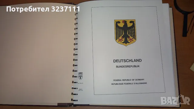 Класьор с марки Германия 1960 -1975, снимка 4 - Филателия - 48426902
