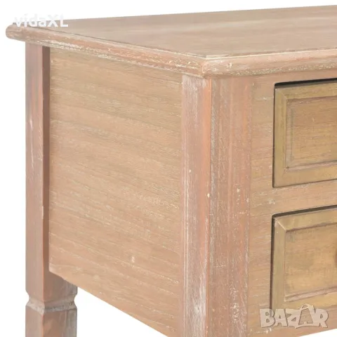 vidaXL Writing Desk Brown 109,5x45x77,5 cm Wood, снимка 5 - Бюра - 56146502