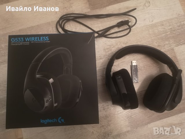 Logitech G533 слушалки