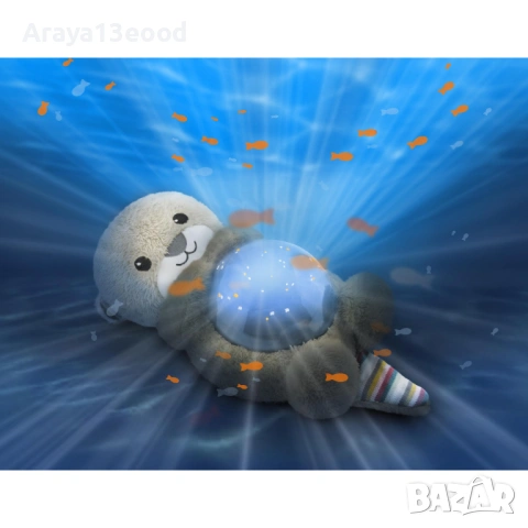 Музикален въртящ се проектор "Океан" с мелодии, снимка 4 - Детски нощни лампи - 54251611