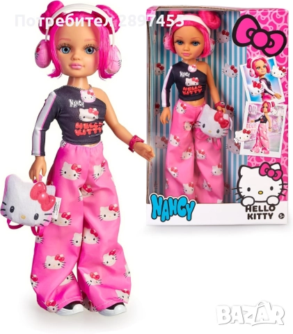 Оригинальна кукла Nancy Fashion Hello Kitty, снимка 2 - Кукли - 52835405