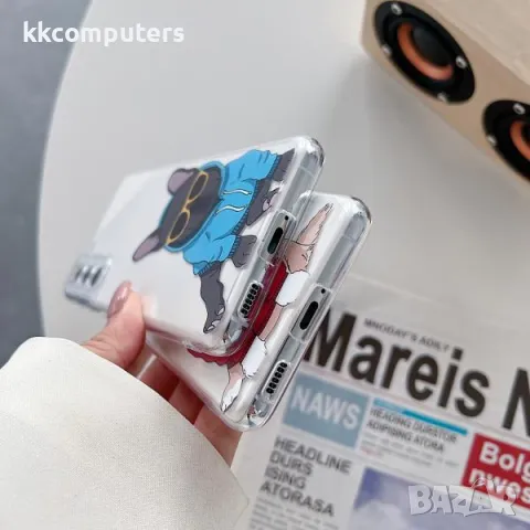 Калъф силикон ART Frenchie за iPhone 15 Plus 6.7 / Прозрачен / Баркод : 3130079, снимка 3 - Калъфи, кейсове - 48144160