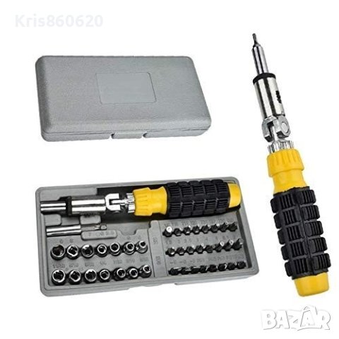 Комплект инструменти AIWA в кутия 41 бр, снимка 2 - Други инструменти - 44247666