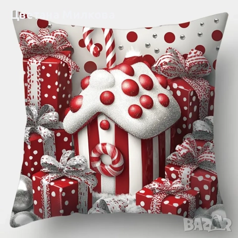 Ефектни Коледни калъвки за възглавници!, снимка 2 - Декорация за дома - 52178644
