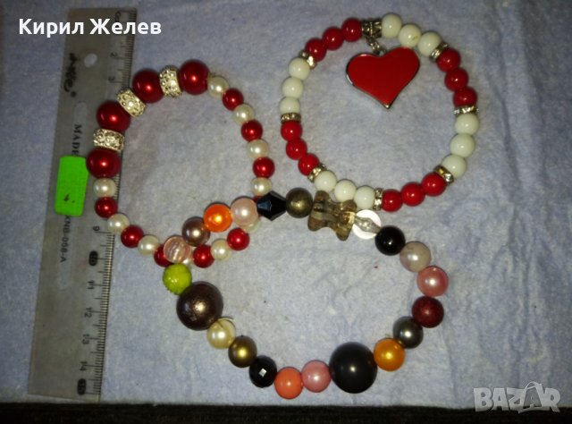 ТРИ КРАСИВИ МОДНИ ХЕНД МЕЙД АРТ ГРИВНИ 38470, снимка 2 - Гривни - 42055836