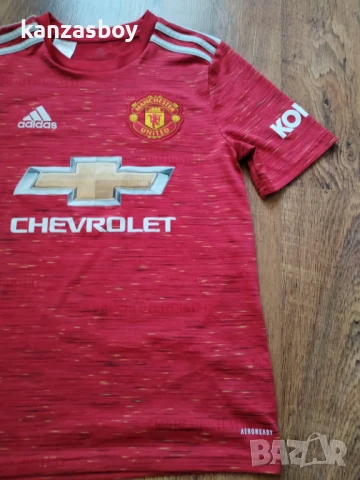 adidas manchester united - юношеска футболна тениска 13-14год.164см., снимка 3 - Детски тениски и потници - 51097606