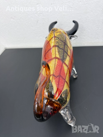 Стъклена скулптура MURANO №7560, снимка 4 - Антикварни и старинни предмети - 52245533