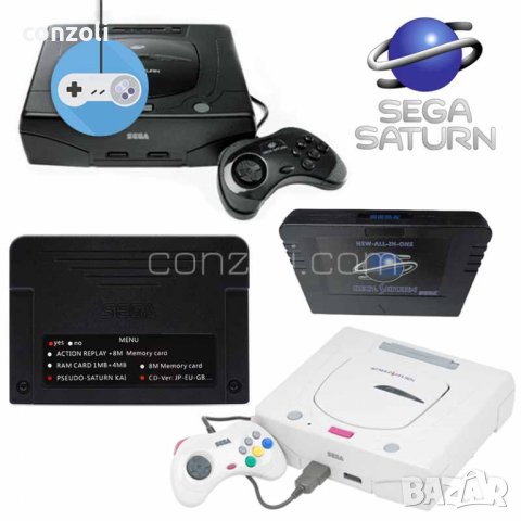 Дискета 4 в 1 Pseudo-Kai за отключване на Sega Saturn конзола, снимка 1 - Други игри и конзоли - 37565304