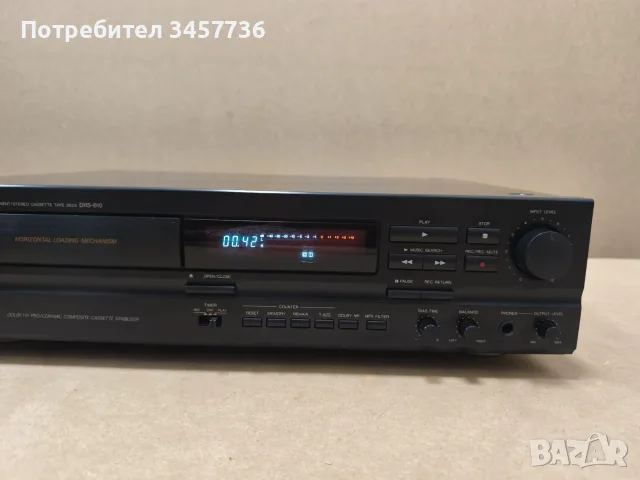 Двуглав Касетен Дек с Хоризонтално зареждане DENON DRS-610, снимка 4 - Декове - 56320813