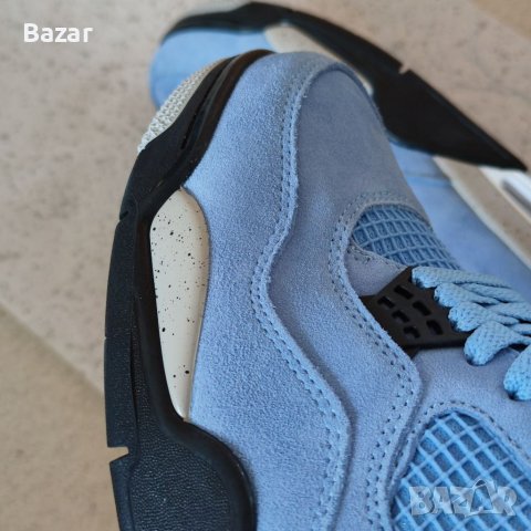 Nike Air Jordan 4 Retro UNC Размер 43 Номер 27.5см Стелка Нови Мъжки Кецове Обувки Маратонки Сини , снимка 11 - Кецове - 39460979