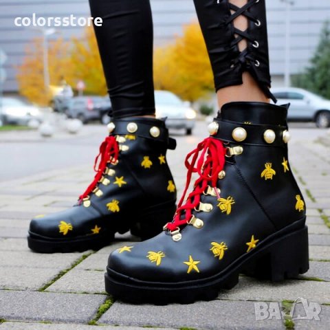 Боти  - черна кожа - MX15, снимка 3 - Дамски боти - 33618869