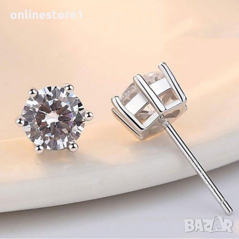 Сребърни обеци 925 - Жизненост Код: BJ408, снимка 3 - Обеци - 33800559