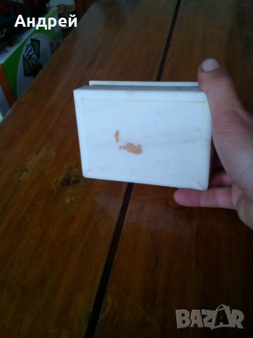 Стара мраморна кутия за бижута #2, снимка 5 - Други ценни предмети - 29243353