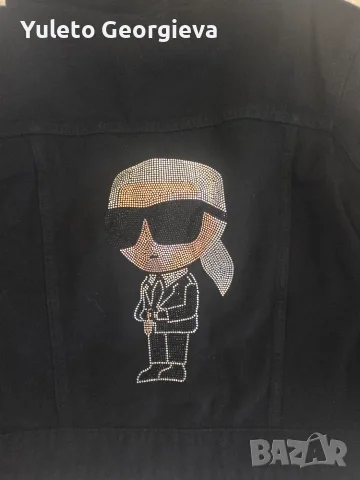Дънкова яке Karl Lagerfeld, снимка 7 - Якета - 56254139