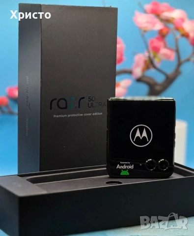 НОВ!!! Motorola Razr 50 ultra, Dual SIM, 12GB RAM, 512GB, 5G, Spring Green , снимка 5 - Motorola - 53117294