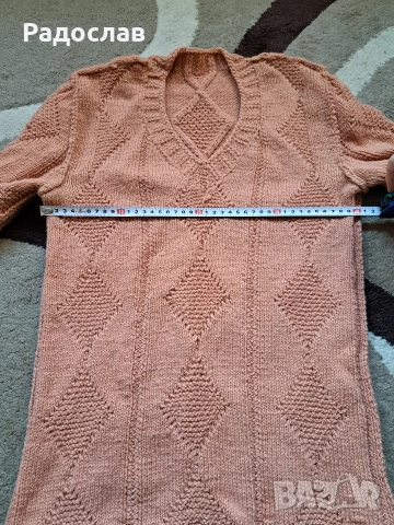 Чисто нов плетен вълнен пуловер, снимка 3 - Пуловери - 53965798