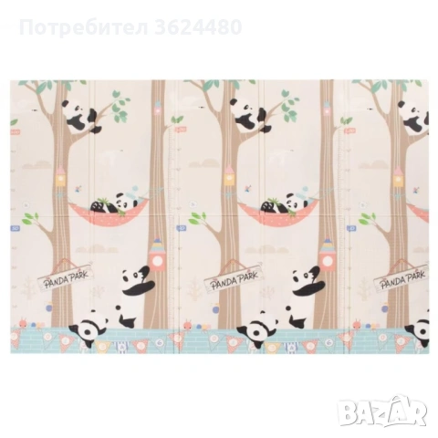 Детско килимче за игра сгъваемо 150х180 см 4616, снимка 6 - Други - 53374933