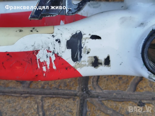 26 цола карбон рамка велосипед колело с монтаж чело прав стержен и дерайлъор не е пукната , снимка 5 - Части за велосипеди - 50646855