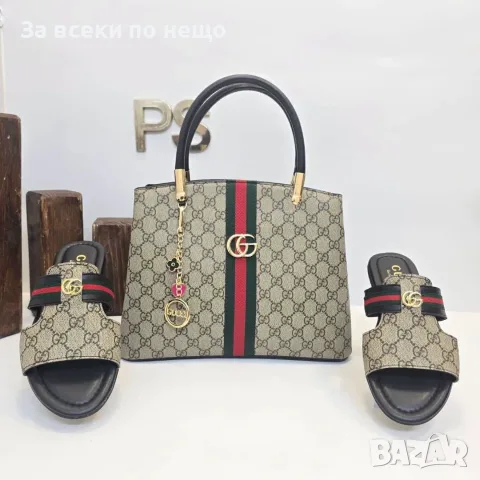 Gucci Дамски Чехли Гучи - Различни Цветове Код SB-26, снимка 9 - Чехли - 55722221