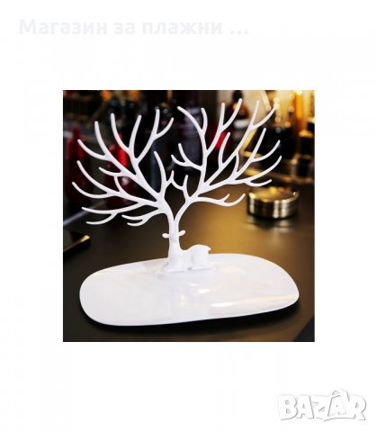 ПОСТАВКА ЗА БИЖУТА ДЪРВО С ЕЛЕНОВИ РОГА - код 2194, снимка 3 - Статуетки - 34206176