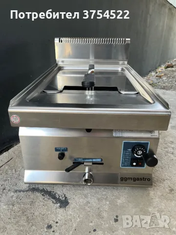 Газов професионален фритюрник 10 литра (6,9 kW), снимка 1