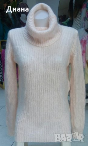 100% кашмир,мерино,ангора,мохер-дамски пуловери с поло яка, снимка 11 - Блузи с дълъг ръкав и пуловери - 35536878