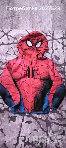 Яке Ветровка Spiderman HM110 / 116, снимка 2 - Детски якета и елеци - 56488712