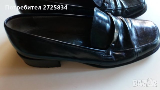 Дамски обувки Bally, 38, черни кожа, снимка 2 - Дамски обувки на ток - 30466322