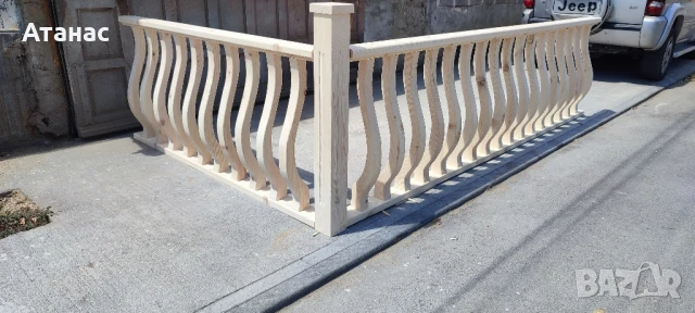 Дървен парапет, снимка 2 - Декорация за дома - 51232583